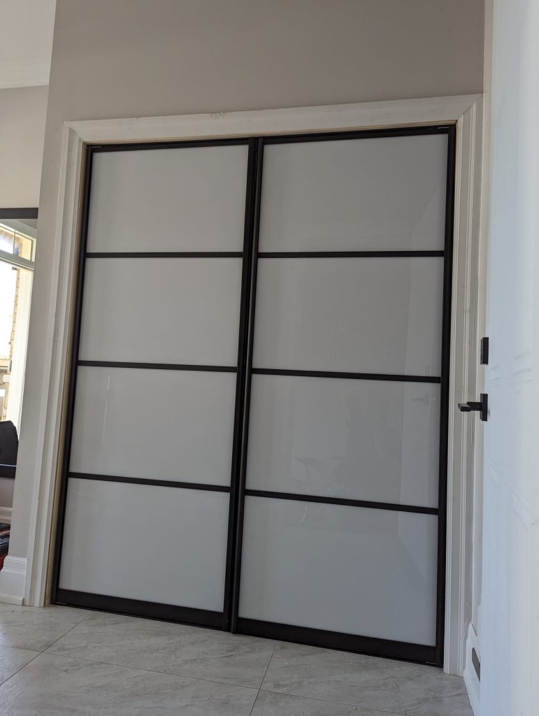 sliding closet door