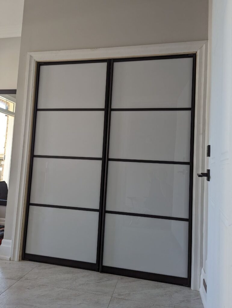 bypass closet doors
