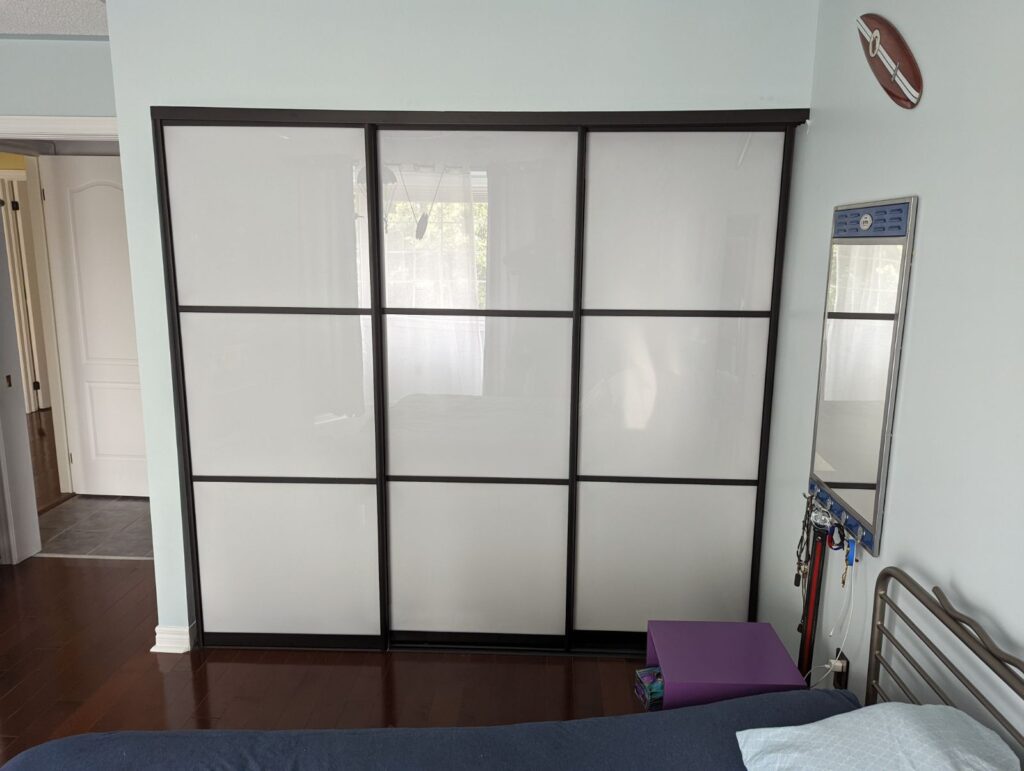 triple sliding closet doors