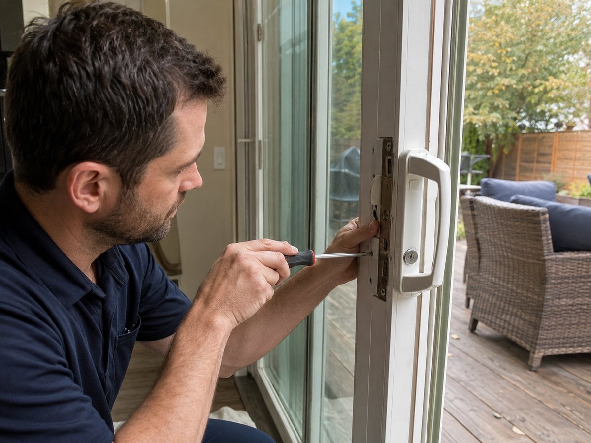 patio door Lock and Handle Repair